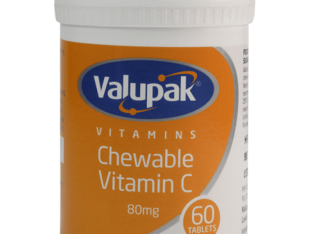 Valupak Chewable Vitamin C Tablets 80mg Pack of 60 Cheap