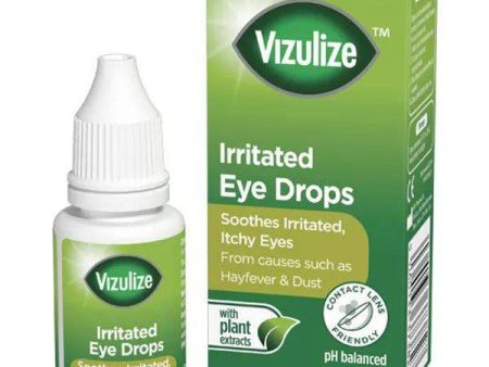 Vizulize Cooling & Soothing Eye Drops 10ml Hot on Sale