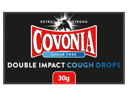 Covonia Sugar Free Double Impact Lozenges Strong Original 30g Hot on Sale