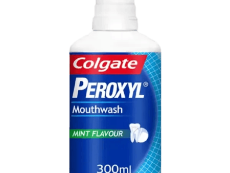 Colgate Peroxyl Mouthwash 300ml Discount