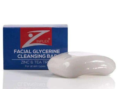 Zinplex Facial Glycerine Cleansing Bar 100g Online now