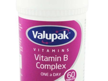 Valupak Vitamin B Complex Tablets Pack of 60 Hot on Sale