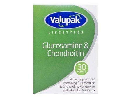 Valupak Glucosamine & Chondroitin Tablets 500 400mg Pack of 30 Online now