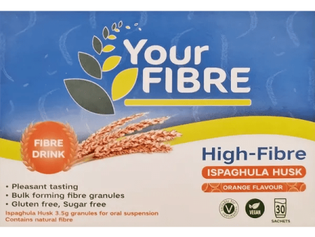 YourFIBRE Ispaghula Husk Orange Flavour Pack of 30 For Cheap