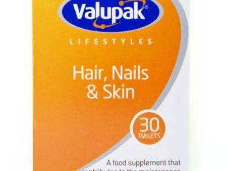 Valupak Hair, Nails & Skin Tablets Pack of 30 Discount