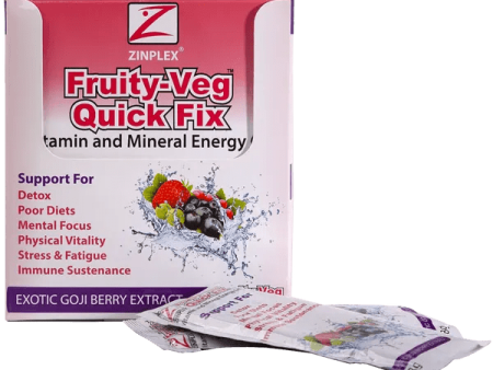 Zinplex Fruity-Veg Quick Fix Goji Berry Sachets 28g Pack of 30 Online now