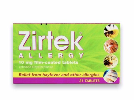 Zirtek Allergy Tablets Pack of 21 on Sale