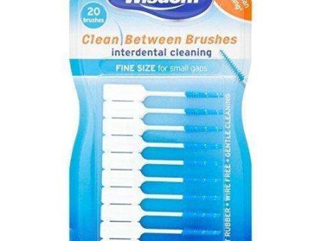 Wisdom Clean Between Interdental Brushes Pack of 20 Sale