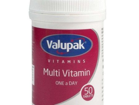 Valupak Multivitamin One-a-day Tablets Pack of 50 Discount