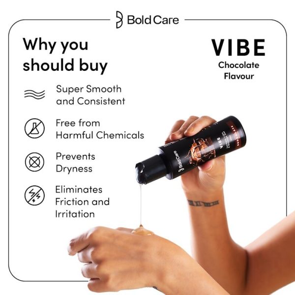 Bold Care Vibe Chocolate Flavor Massage Gel Online Sale