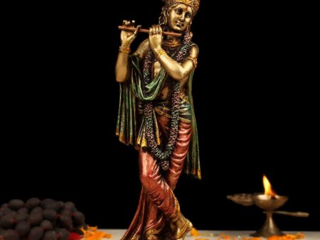 Profound Craft Resin Lord Krishna Idol on Sale