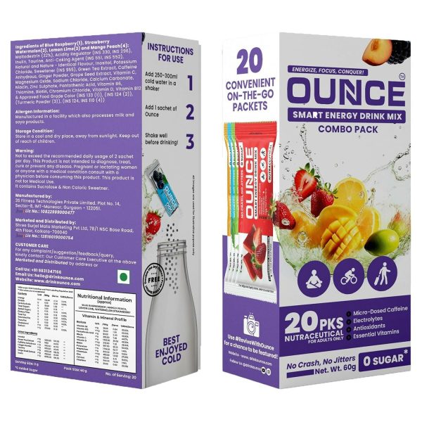 DrinkOunce Energy Drink Powder + Electrolyte Powder on Sale