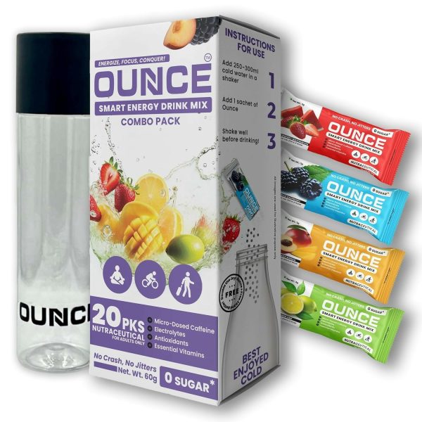 DrinkOunce Energy Drink Powder + Electrolyte Powder on Sale