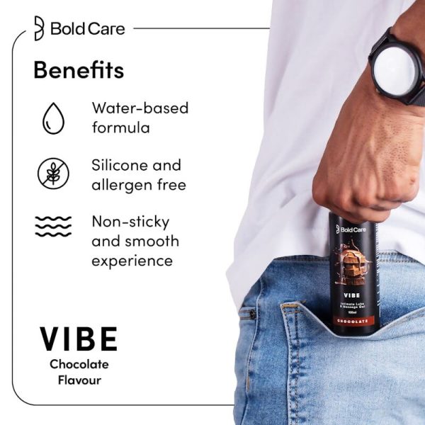 Bold Care Vibe Chocolate Flavor Massage Gel Online Sale