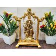 Labhcart Metal Gold Plated Radha Krishna Idol Sale