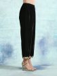 trueBrowns Black Velvet Lace Pant Online Sale