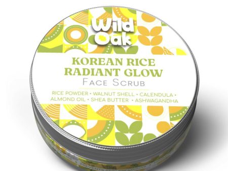 Wild Oak Korean Rice Radiant Glow Face Scrub For Discount