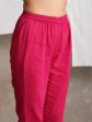 trueBrowns Pink Crinkled Pant Cheap