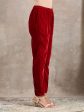 trueBrowns Red Velvet Pant Online Sale