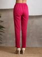 trueBrowns Pink Crinkled Pant Cheap