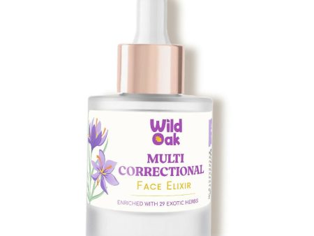 Wild Oak Kumkumadi Thailam or Multi Correctional Face Elixir Enriched with 30 Exotic Herbs Online