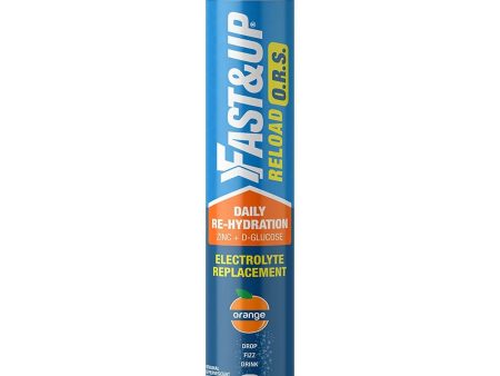 Fast&Up Reload O.R.S Effervescent Electrolyte Tablets - Orange on Sale