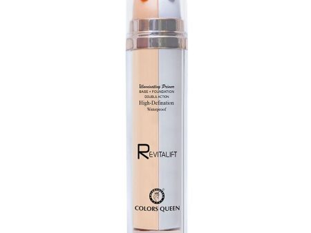 Colors Queen Revitalift Illuminating Primer Base + Foundation - 02 Fair Online Hot Sale