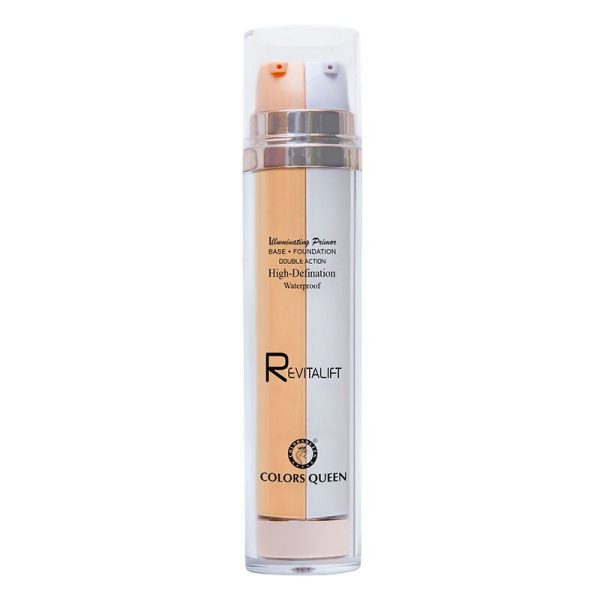 Colors Queen Revitalift Illuminating Primer Base + Foundation - 04 Beige Online now