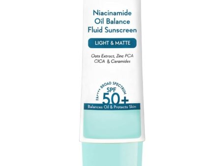 Wishcare 5% Niacinamide Oil Balance Fluid Sunscreen | SPF50 Cheap