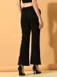 Myshka Women s Black Flared Party Trouser Online