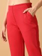 Myshka Women s Pink Straight Fit Party Trouser Sale